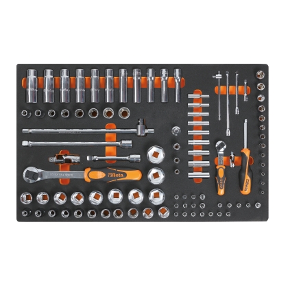 Assortments in rigid thermoformed tray